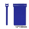 thumbnail image 1 of 1/50Pcs Long T-shaped Cable Tie Adhesive Wire Reusable Cable Storage Box Attaches Wire Fixing Strap Fastener Straps DIY blue 10pcs, 1 of 6