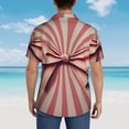 thumbnail image 4 of Yiaed Retro Bow Print Hawaiian Shirt for Men Short Sleeve Button Down Shirts Beach Shirts for Men,X-Large, 4 of 7