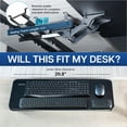 thumbnail image 4 of Bandeja para teclado y ratón VIVO Premium ajustable MOUNT-KB27P-B, 4 of 9