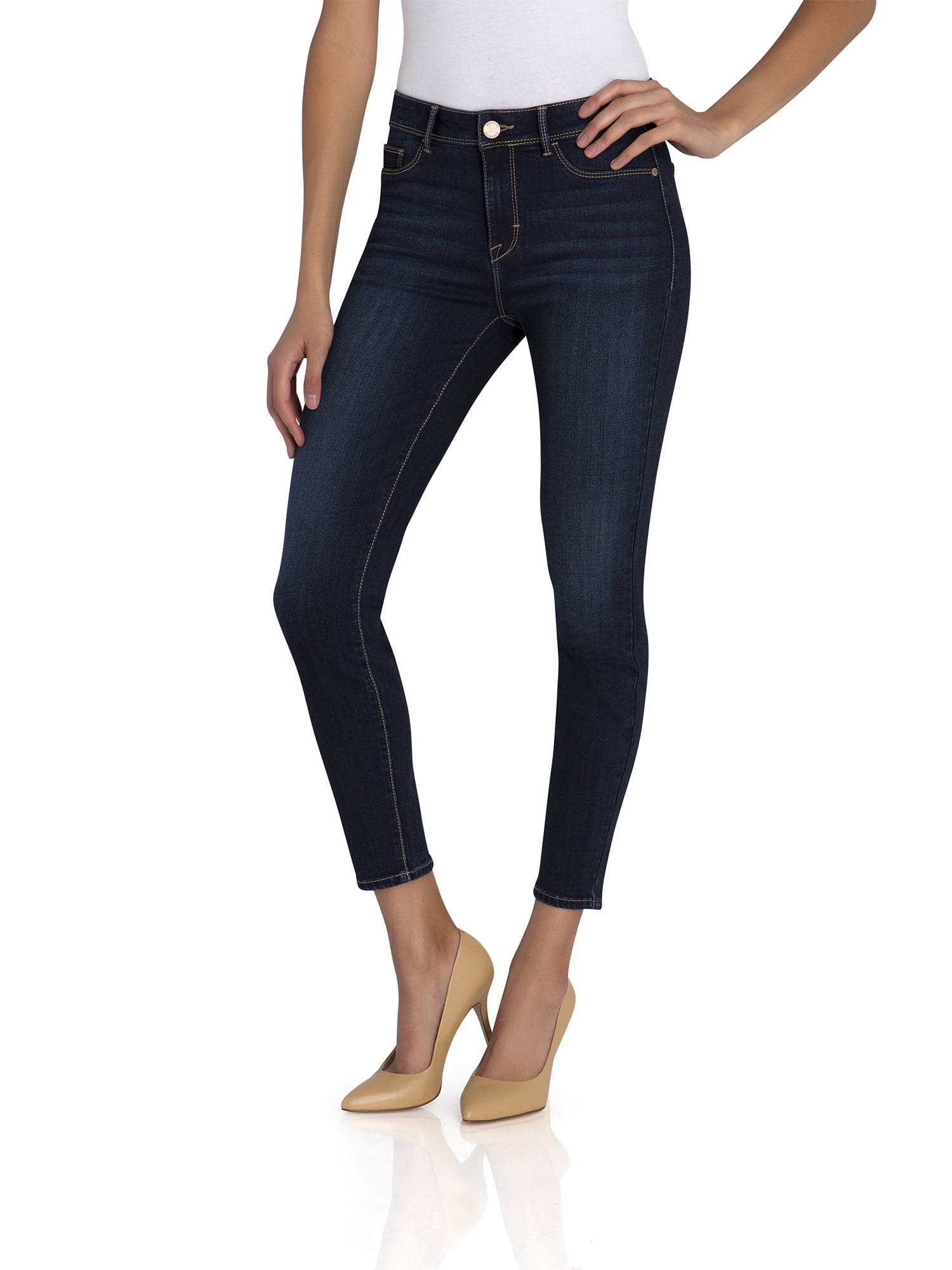 Jordache - Women's Essential High Rise Super Skinny Ankle Jean ...