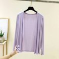 thumbnail image 6 of Hilenly Long Sleeve Cardigans for Women Lightweight Open Front Knit Sweaters Sun Protection Clothing Cover Up, 6 of 6