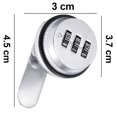thumbnail image 5 of Cam Locks, Premium Keyed Alike Cabinet Lock Set, Secure Files Drawers Mailbox RV Camper Door Tool, 5 of 5