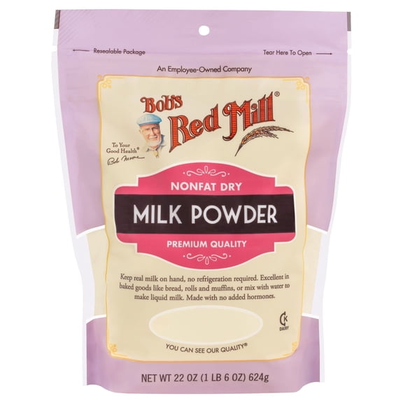 Bob's Red Mill Milk Powder, Nonfat Dry, 22 oz (624 g)