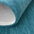 thumbnail image 6 of Celano Hand Woven Marled Wool Rug, Teal Blue/Green, 5ft x 8ft Area Rug, 6 of 6