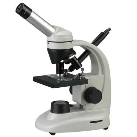 AmScope 40x-1000x LED Student Biological Microscope with Slides and Pen Light