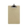 Charles Leonard Memo Size Masonite Clipboard, Two Sided Smooth, Brown, 6 x 9.5 Inch, 1 Each (89001)