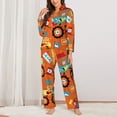 thumbnail image 2 of Balery Monster Truck Conjunto de Pijama con Estampado para Mujer, Conjunto de Dos Piezas con Manga Larga, Ropa de Dormir Suave con Bolsillos, Pijamas Cómodos-X-Large, 2 of 7