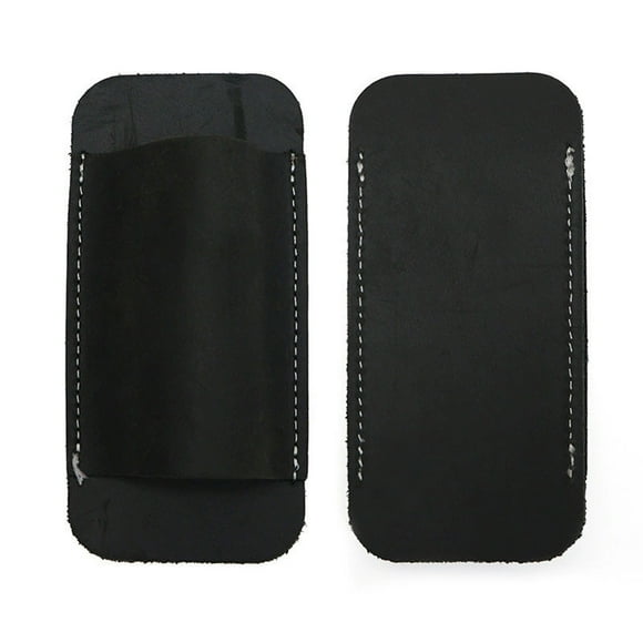 EGNMCR Pochette de Taille pour Couteau en Cuir Suspendu, Étui de Taille en Cuir Traversant, Étui de Couteau en Cuir Suspendu pour l'Extérieur, un Étui de Taille