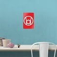 thumbnail image 2 of Green Lantern Blackest Night Red Lantern Logo Home Business Office Sign, 2 of 4