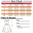 thumbnail image 3 of Ruyang Dresses for Women, Women's V Neck Solid Color 3/4 Sleeves Loose Lace Patchwork Cotton And Linen Dress Casual Summer Beach Dress, 3 of 4