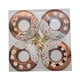 thumbnail image 1 of 4 piezas de adornos de donut para de Navidad, de 2,7 de diámetro, para decoración navideña, para chimenea, puerta, ventana y pared, ligeros Café, 1 of 8