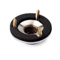 thumbnail image 4 of Ukulele Strap Button with Screw Mount for Acoustic Guitar Fixation Silver Zinc Alloy, 4 of 8