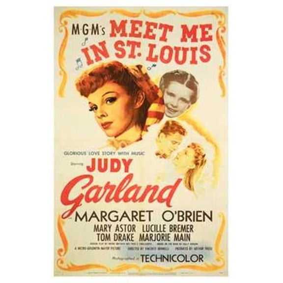 Pop Culture Graphics  Meet Me in St Louis Movie Poster - 11 x 17