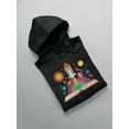 thumbnail image 3 of Open Book With Space Hoodie Men -Image by Shutterstock, Male XX-Large, 3 of 4