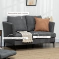 thumbnail image 4 of HOMCOM Canapé d'Amour 54 Pouces pour Chambre, Meubles Modernes, 4 of 10