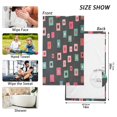 thumbnail image 6 of Yayeee 100% Cotton Hand Towels for Bathroom 16" x 28" Soft Absorbent Kitchen Towel, Red Block Pattern, 6 of 7