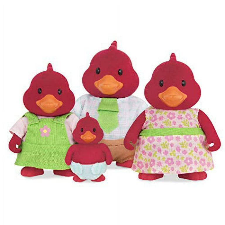 Lil Woodzeez Tailfeather Cardinal Family With English