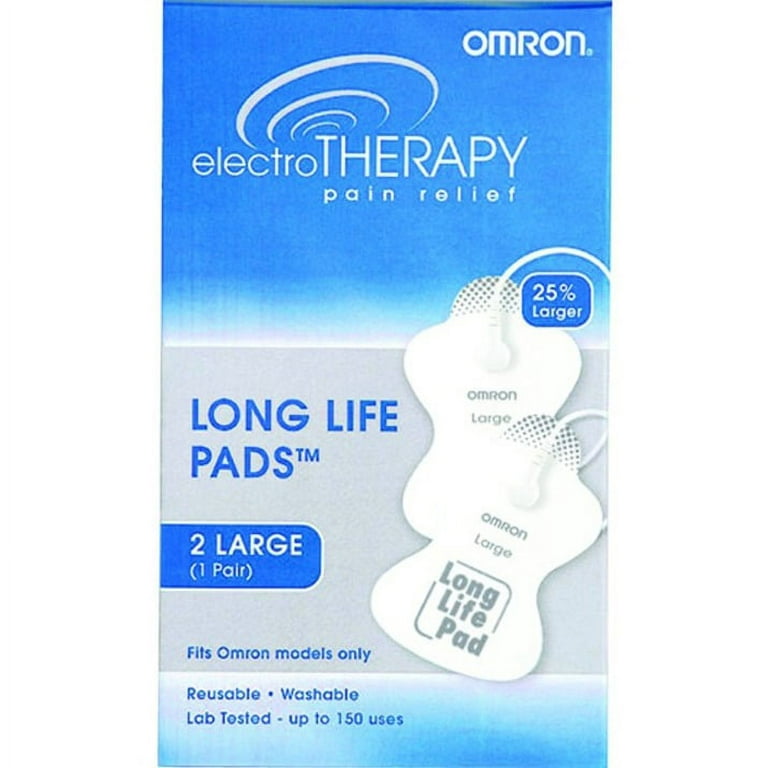 Durable Compatible with Omron Tens Unit Replacement Pads 3Pairs（6PCS）  Electrotherapy Pads for Pain Relief Reusable Pads Brand: HEDIGON