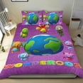 thumbnail image 1 of Wonderoos Conjunto de sábanas temático, trío de piezas, cómodo y amigable con la piel, diseño único, regalo de decoración para el hogar para familiares, amigos y fans, 90 cm * 190 cm, 1 of 6
