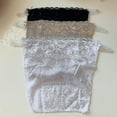 thumbnail image 4 of 3 Pcs Cleavage Safe Snap-on Mock Camisole Lace Breathable Stretchy For Women, 4 of 5