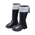 thumbnail image 4 of Tkrady Girls Boots Autumn Winter New Casual Cute Sparkly Fashion Zipper Long Boots, Sizes 4-11 Years, 4 of 7
