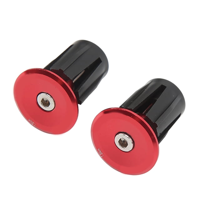 Handlebar Plug, 15 To 24mm Bike Grip Plug For Road Bikes Red
