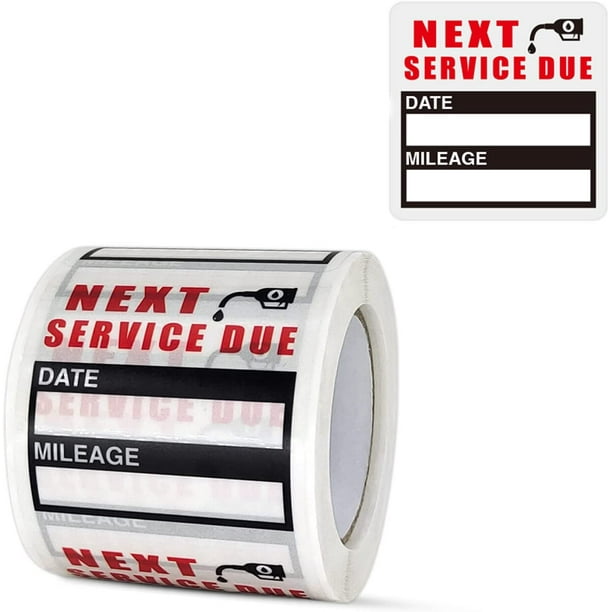 Oil cheap change stickers