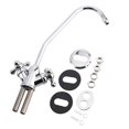thumbnail image 1 of 1/4' Zinc Alloy Kitchen Double Head Faucet Tap Chrome Reverse Osmosis RO Drinking Water Filter, 1 of 4