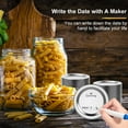 thumbnail image 4 of 100pcs Regular Mouth Canning Lids, Mason Jar Lids for Canning, Reusable Leak Proof Split-type Solid Lids, Food Grade Material, 4 of 8