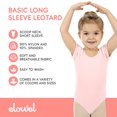 thumbnail image 5 of Girls' Team Basics Short Sleeve Leotard Baby Pink (size-6-8 ), 5 of 7