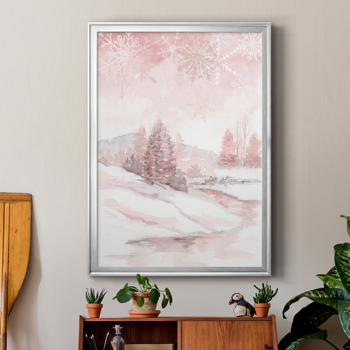 Blush Winter Premium Framed Print - Ready to Hang