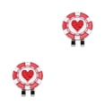 thumbnail image 4 of Eigraketly Marcador de Golf de Metal, sombrero reutilizable portátil, abrazadera para ropa, marca de posicionamiento de bola para interiores y Forma de corazón 2piezas, 4 of 6