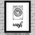 Modern 5th Home Artwork Laundry Room Signs Set Of 4 Wash Dry Fold