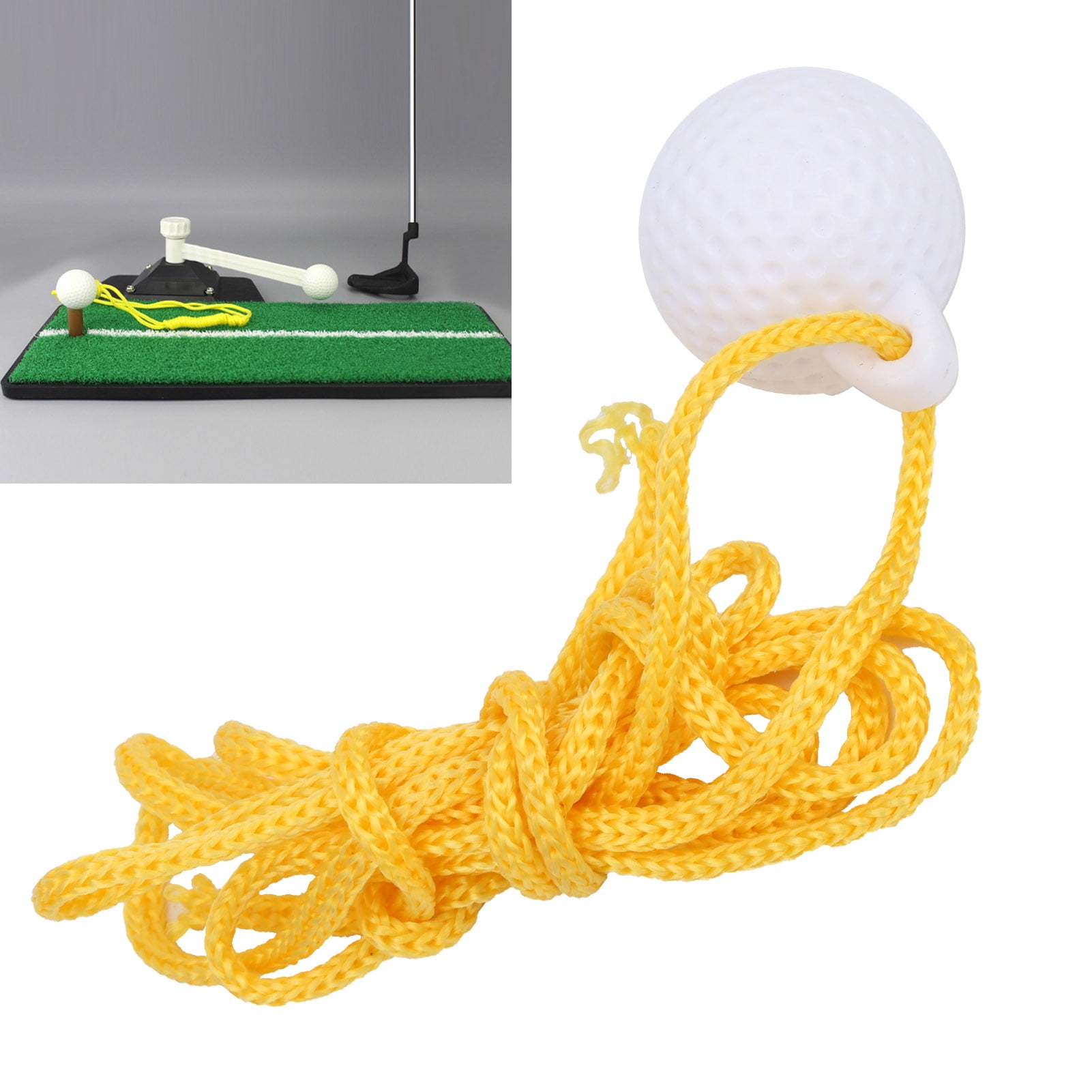 Henmomu Golf Practice Rope Ball,Golf Swing Rope Ball,Pocket Durable