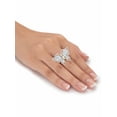 thumbnail image 3 of PalmBeach Jewelry Marquise-Cut and Round Cubic Zirconia Butterfly Cocktail Ring 2.11 TCW Gold-Plated, 3 of 6