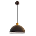 thumbnail image 1 of Lámpara colgante Wanergy diseño campana Color negro interior blanco, 1 of 2