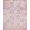 Pink Purple, Pattern 9, variant on ODIKA 8'x10' Washable Area Rug Non-Shedding, Easy Care, Vintage Distressed Botanical Toile Faded Damask Ornate Scrolling for King Size Bedroom Under Bed, Master Suite