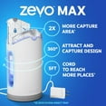 thumbnail image 6 of (4 pack) Zevo MAX Flying Insect Trap: Light Trap Catches & Kills House Flies, Fruit Flies, Gnats, & More - 360 Degree Attract and Capture Design (1 Corded Device & 2 Refill Cartridges), 6 of 10