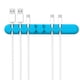thumbnail image 1 of Devanadera de cable de teléfono de escritorio multiusos Soporte de organizador de cable de cargador de clip de auricular de silicona Inevent DZ4793-02B, 1 of 5