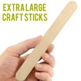 thumbnail image 3 of Palitos de manualidades WISYOK jumbo de madera de 20 cm, 500 piezas, 3 of 7