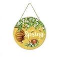 thumbnail image 1 of Yhmxh Easter Decorations Spring Easter Welcome Sign For Front Door Wooden Hanging Door Sign Easter Decorations Spring Wreath Easter Decor Easter Gifts, 1 of 1