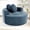 Blue, variant on Round Sofa Bed, Cloud Couch with Memory Foam and 3 Pillows, No Assembly Needed, Modular Sectional for Living Room Apartment, Green
