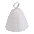 thumbnail image 3 of Sombrero de Sauna ANGGREK Fieltro Cómodo Transpirable Duradero Blanco L x A 22 x 22 cm, 3 of 8