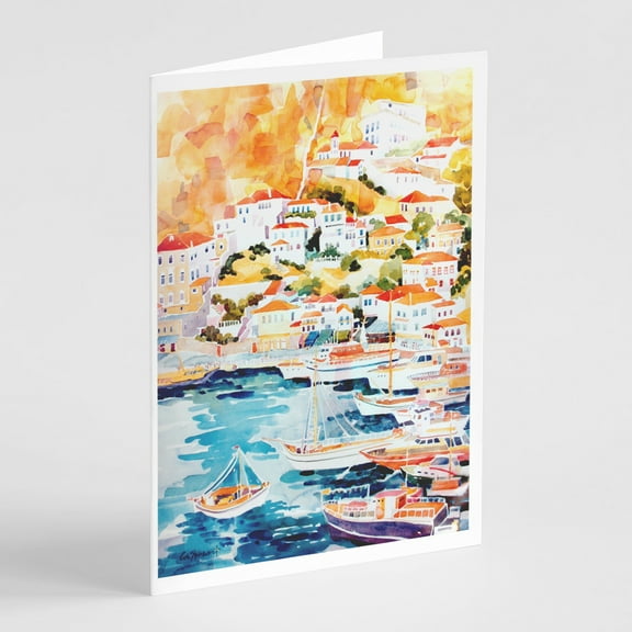 Harbour Greeting Cards and Envelopes Pack of 8