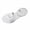 White, variant on Flat Sandals for Women Dressy: Comfortable Flats Sandals Women Open Toe Ankle Strap Walking Shoes Summer Black 37