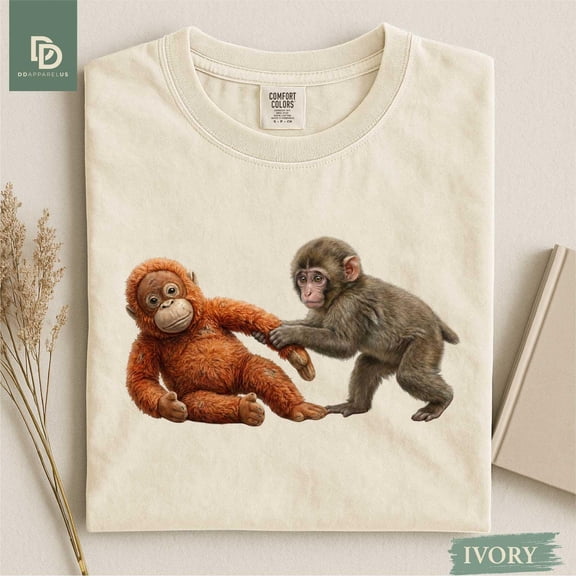 Monkey Punch Shirt, Monkey Punch Graphic Tee, Animal Lover Mother Gift, Mothers Day T-Shirt, Viral Mama Gift Idea, Cozy Mom