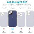 thumbnail image 2 of Étui Pailleté Gemshell pour iPhone 14 Plus, Modèle 6.7 Pouces, Transparent/clair avec Étui Pailleté Platine, 2 of 5