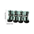 thumbnail image 3 of 4 Pcs Waterproof Dog Shoes with Reflective Straps, Breathable Non-Slip Boots for Large Dogs, Paw Protection for Daily Walking, 3 of 6