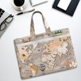 thumbnail image 6 of Pofeuu World Map With Animals Print Laptop Bag Carrying - Computer Bag Laptop Case Shoulder Slim Work Travel, 6 of 8