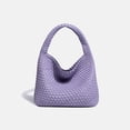 thumbnail image 4 of Carteras y bolsos 2024 Bolso de mano tejido a mano de piel suave de tacto de alta gama Bolso de mano para mujer Bolso de mano con cesta de verduras para las axilas, 4 of 5